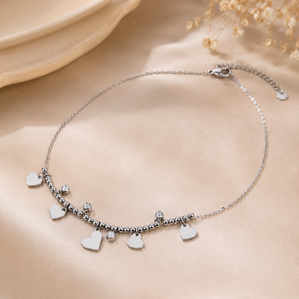 Collier Pluie de Cœurs