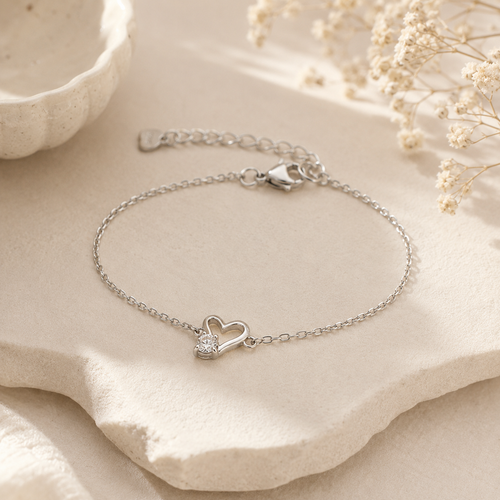 Bracelet Cœur Éclat