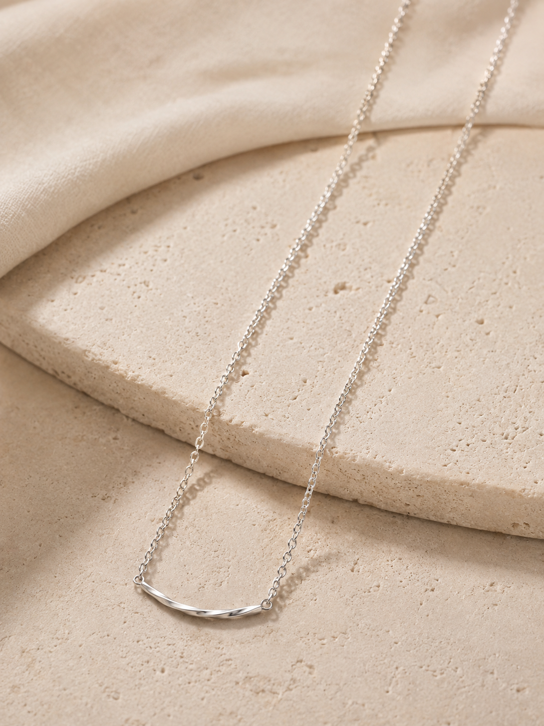 Collier Barre Ondulée