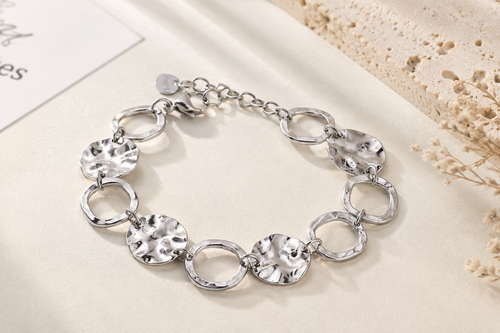 Bracelet Reflets Martelés