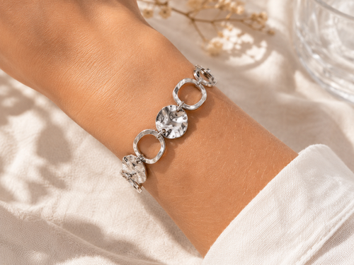 Bracelet Reflets Martelés