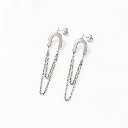 Boucles d’Oreilles Chaînes Pendantes