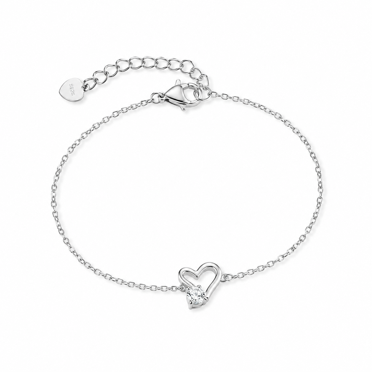 Bracelet Cœur Éclat