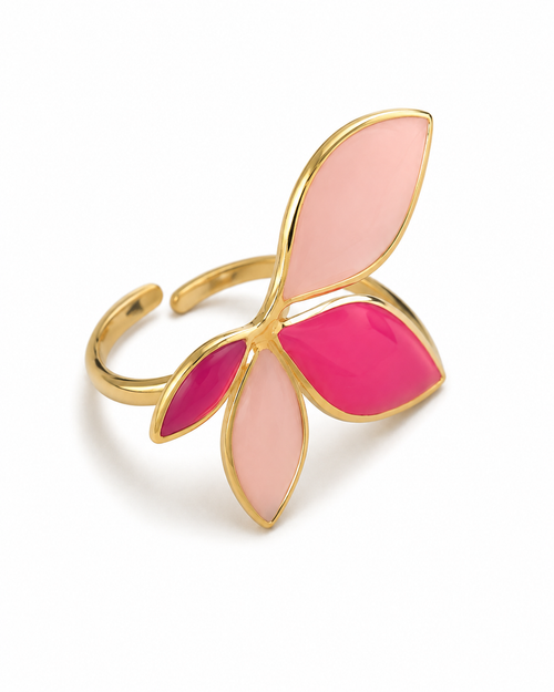 Bague Pétales Rosés