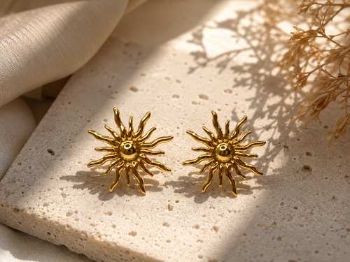 BOUCLES D'OREILLES SOLEIL