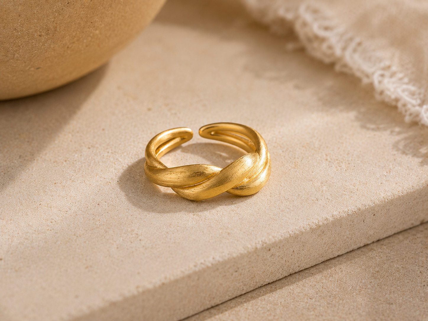 BAGUE TORSADÉE