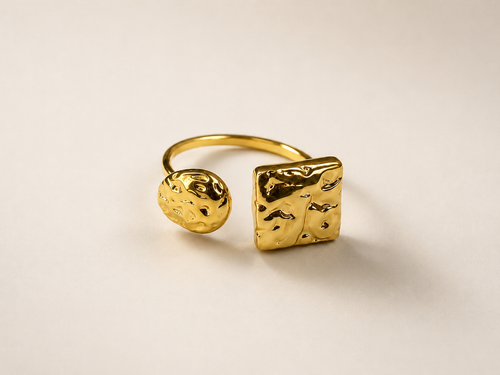 BAGUE DOUBLE MOTIF
