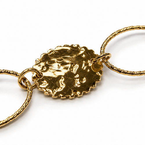 Collier Médaille Martelée