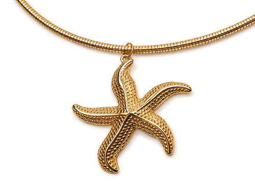 Collier Étoile de Mer Chaîne serpent