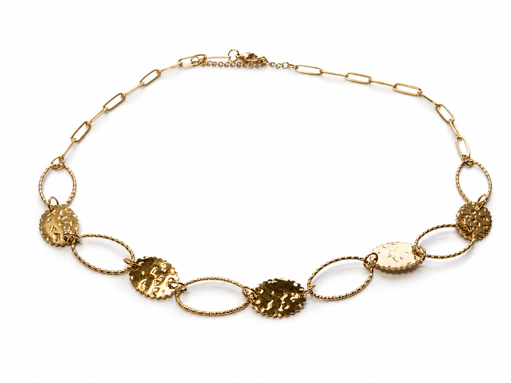 Collier Médaille Martelée
