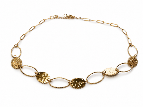 Collier Médaille Martelée