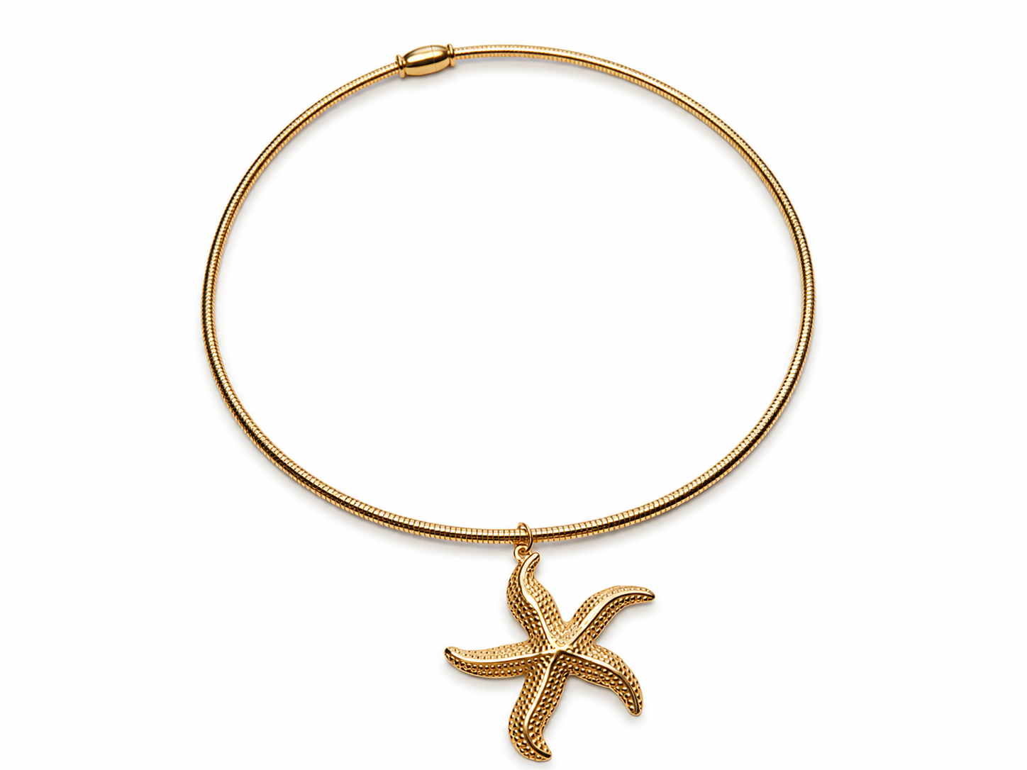 Collier Étoile de Mer Chaîne serpent