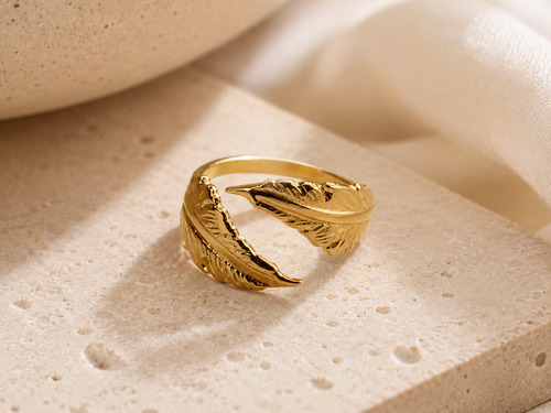 BAGUE FEUILLE