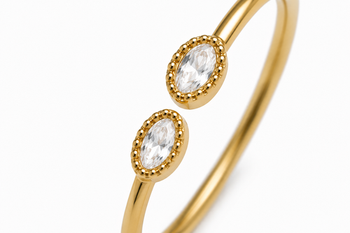Bague Duo Strass