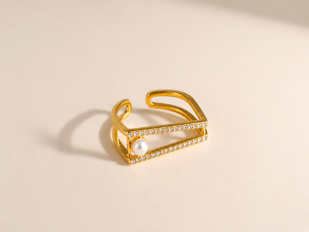 BAGUE PERLE ÉCLAT