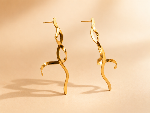 BOUCLES D'OREILLES TORSADÉES