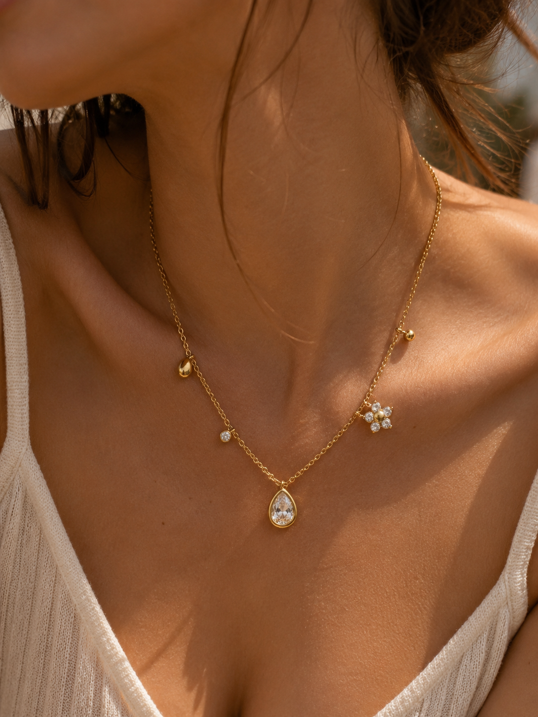 COLLIER GOUTTE ÉCLAT
