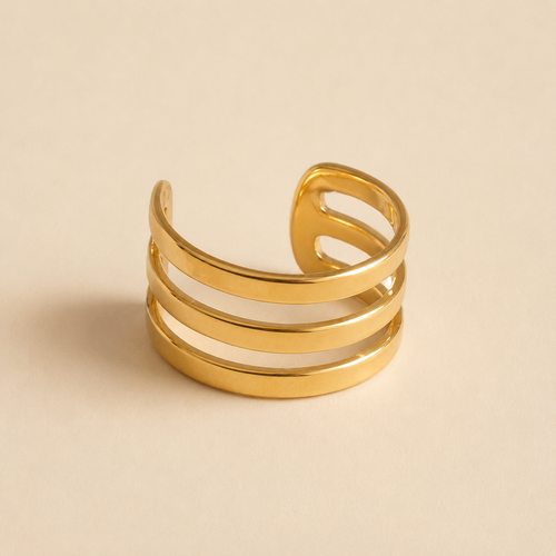 EARCUFF TRIPLE ANNEAUX