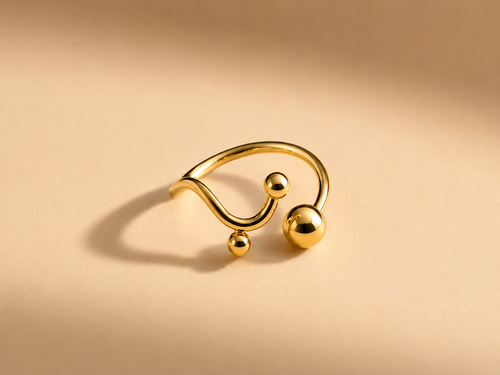 BAGUE TRIPLE SPHÈRES