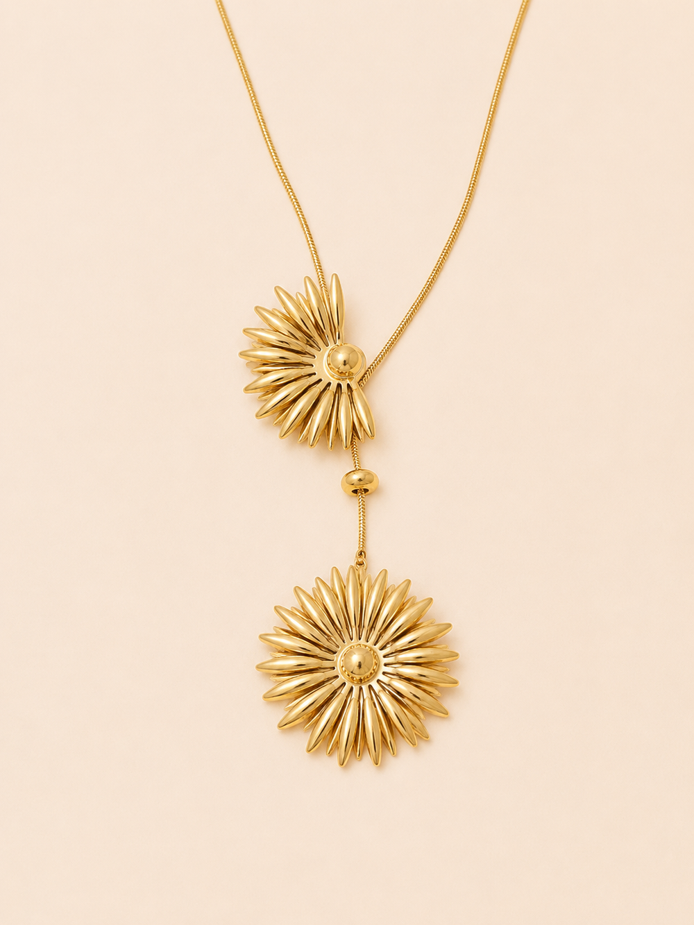 COLLIER DOUBLE FLEUR