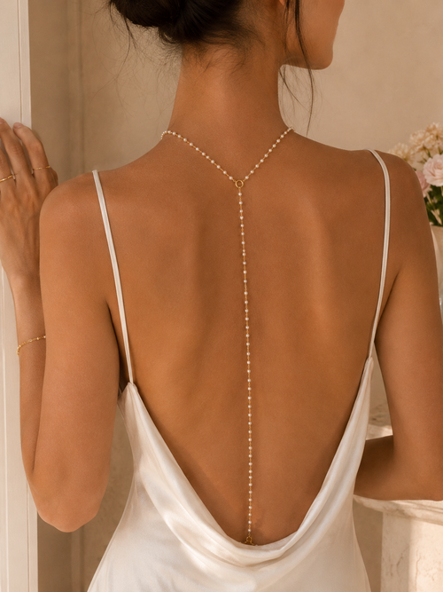 COLLIER DOS PERLES FINES
