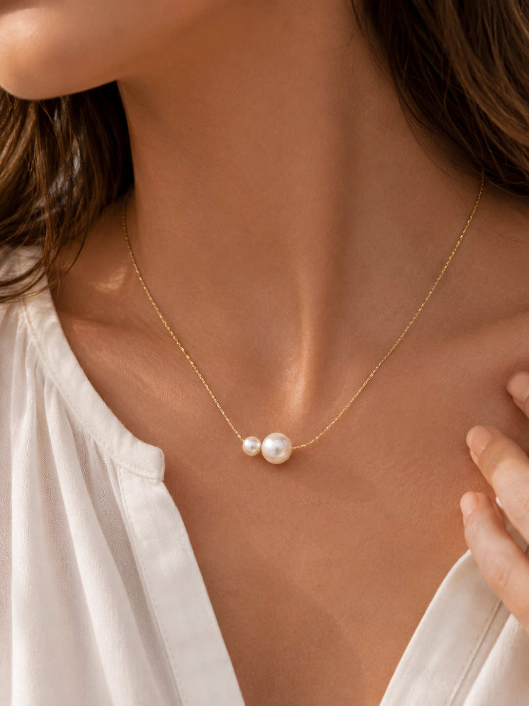 COLLIER PERLES DOUCES