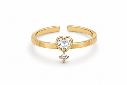 Bague Cœur Suspendu