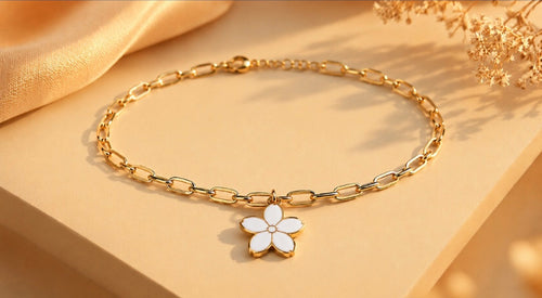 BRACELET FLEUR BLANCHE