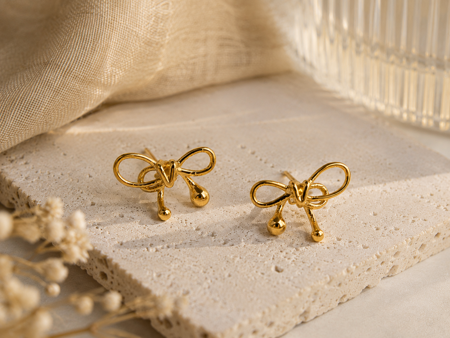 BOUCLES D'OREILLES NŒUD