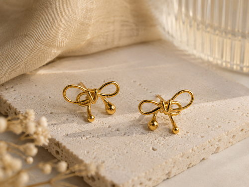 BOUCLES D'OREILLES NŒUD