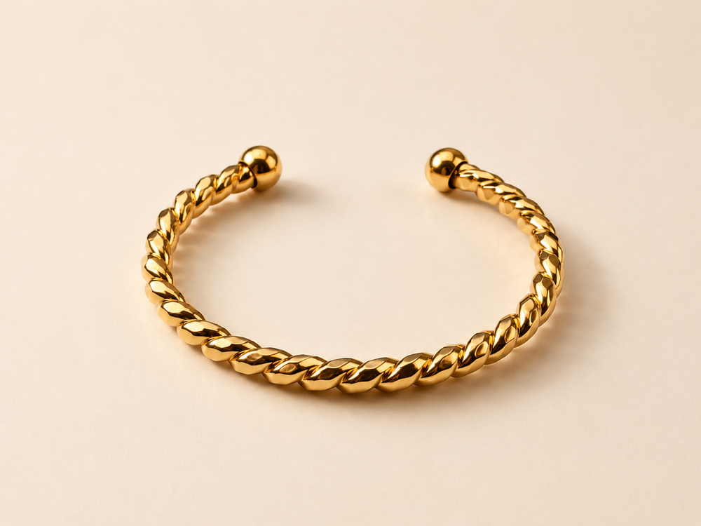 BRACELET JONC TORSADÉ