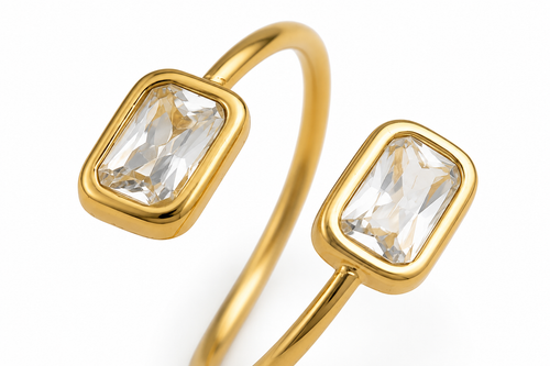 Bague Duo Émeraude