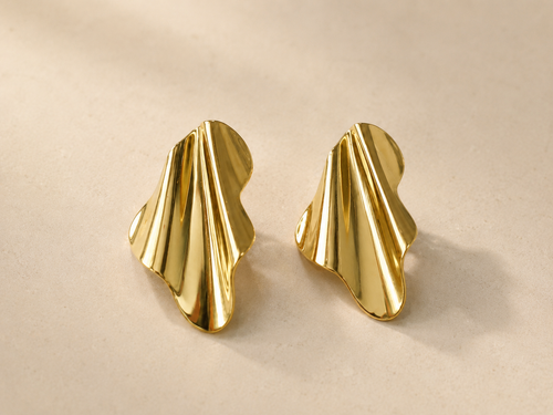 BOUCLES D'OREILLES ONDULÉES